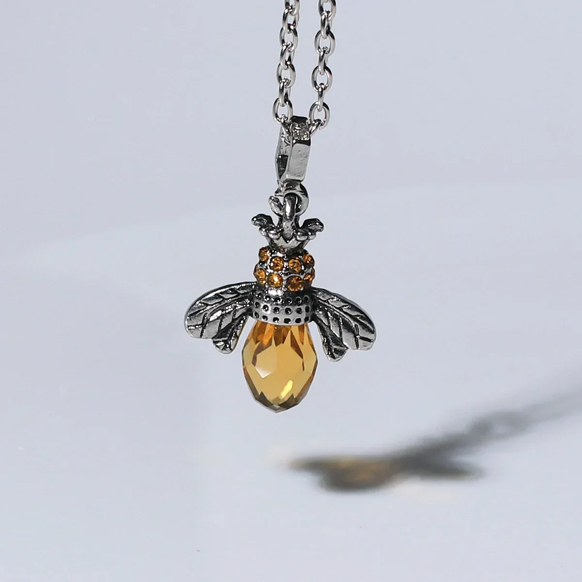 Vintage Bee Necklace & Earring Set