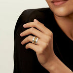 Vintage Gold-Plated Silver Wire Ring