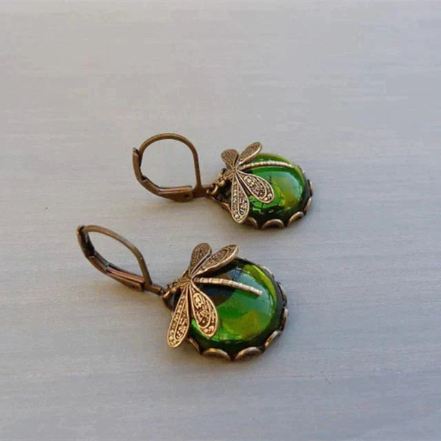 Dragonfly Globe | Drop Earrings