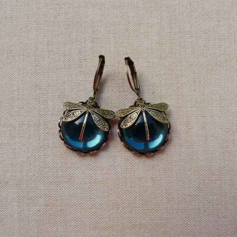 Dragonfly Globe | Drop Earrings