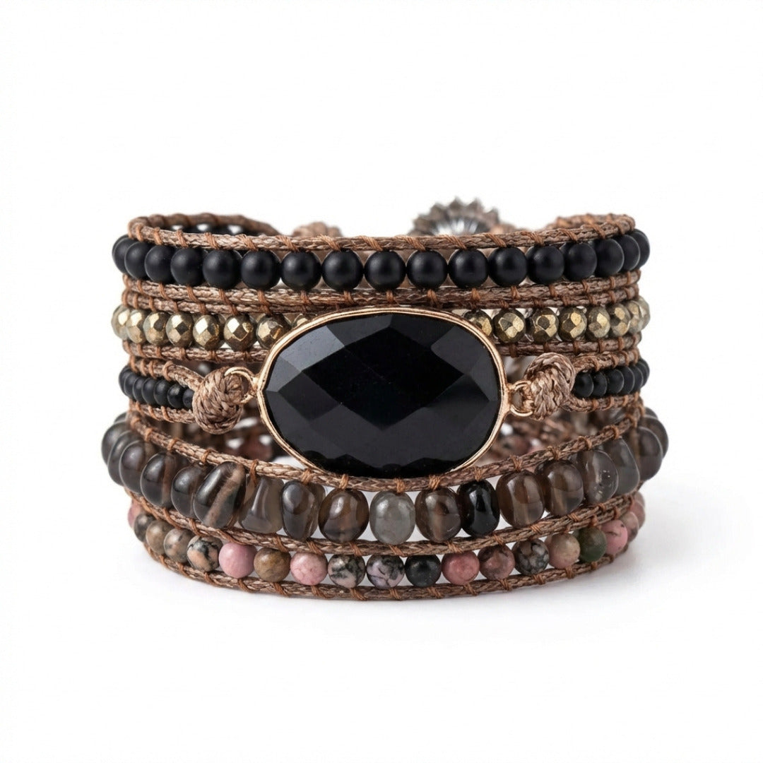 Noire | Black Obsidian Bracelet