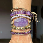 Amista | Amethyst & Hematite Bracelet