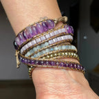 Amista | Amethyst & Hematite Bracelet