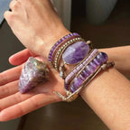 Amista | Amethyst & Hematite Bracelet