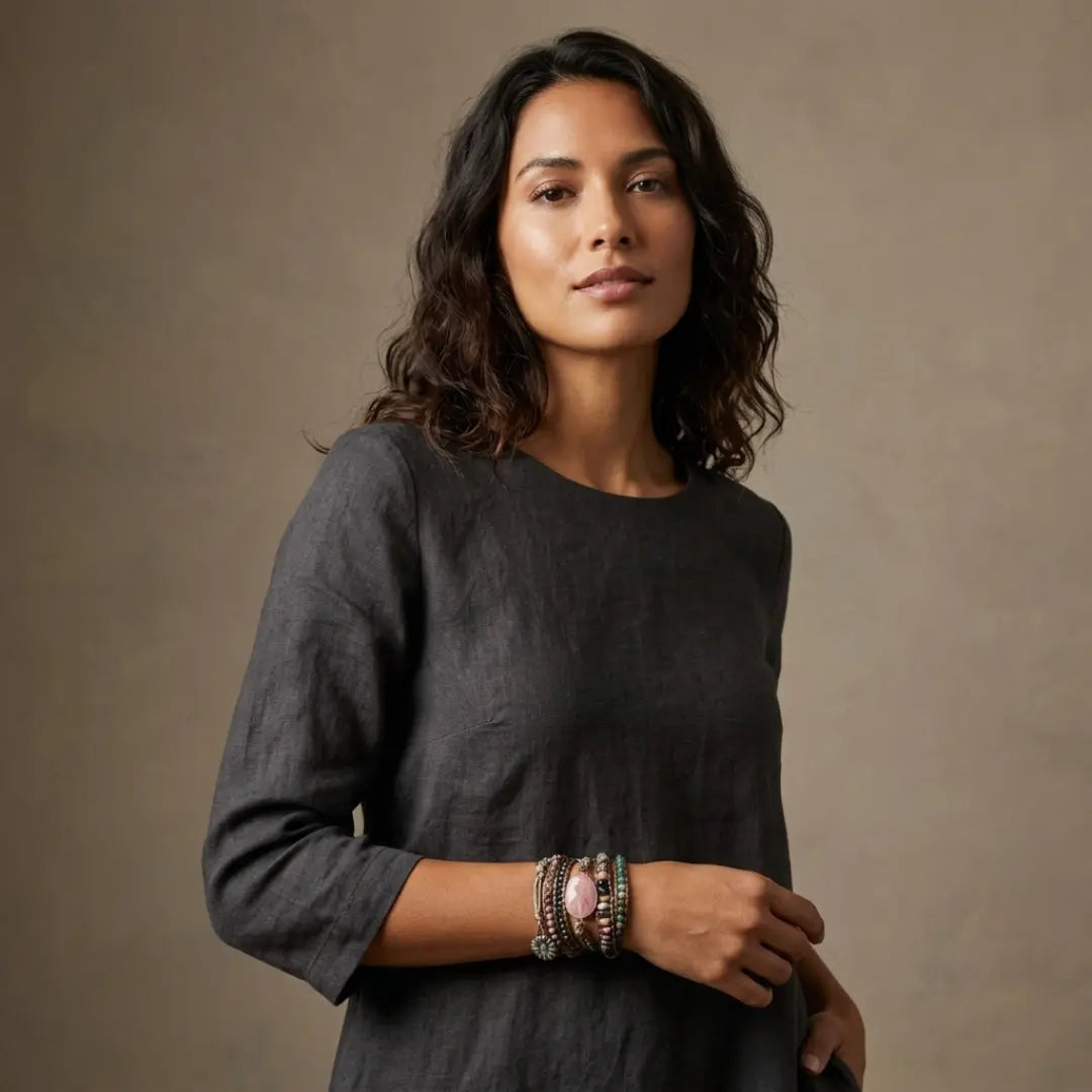 Lysara | Rhodonite & Hematite Bracelet