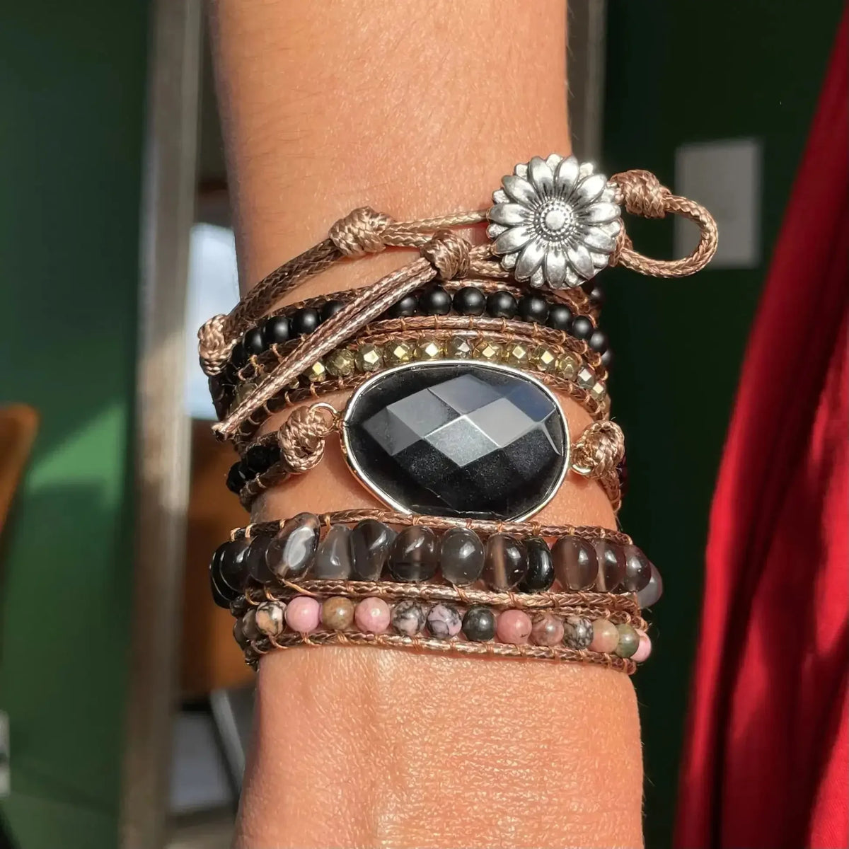 Noire | Black Obsidian Bracelet