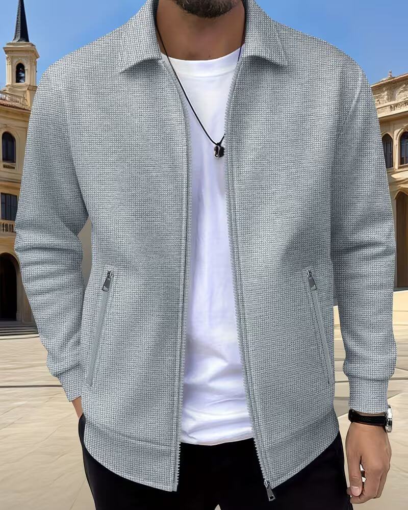 Gideon | Classic Textured Athletic Jacket