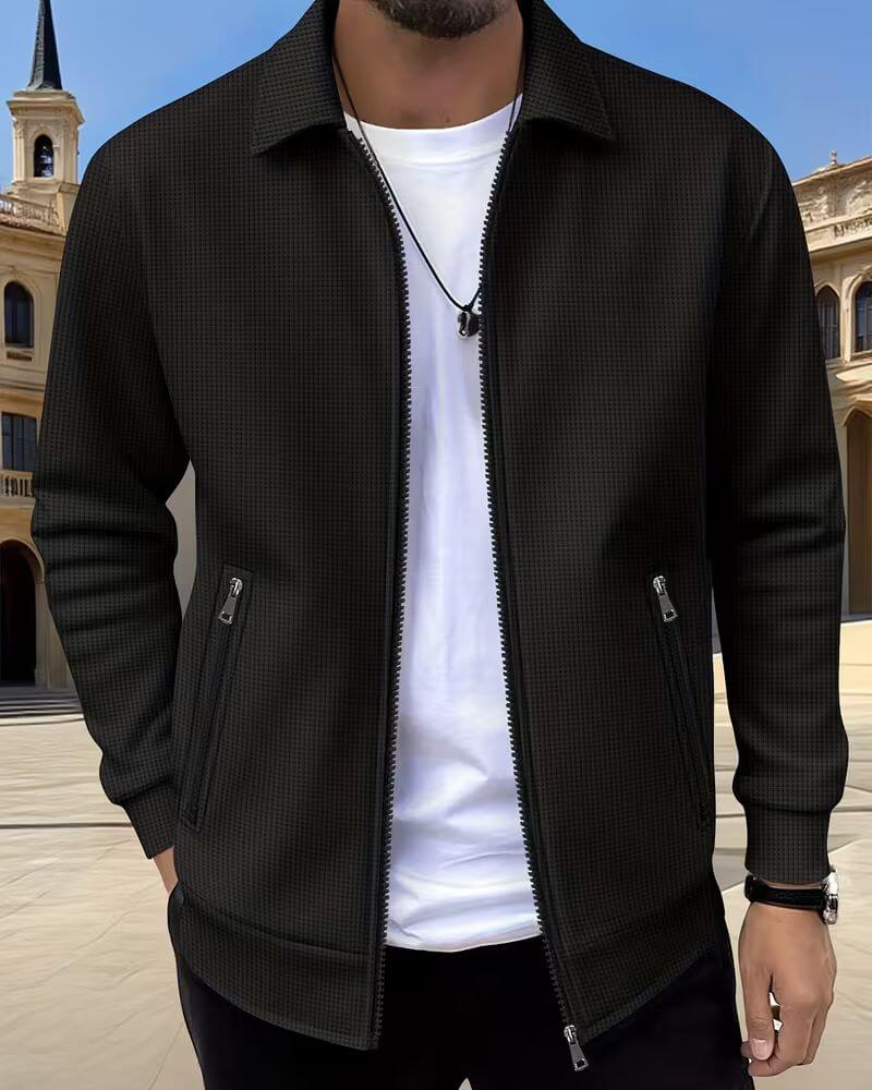Gideon | Classic Textured Athletic Jacket
