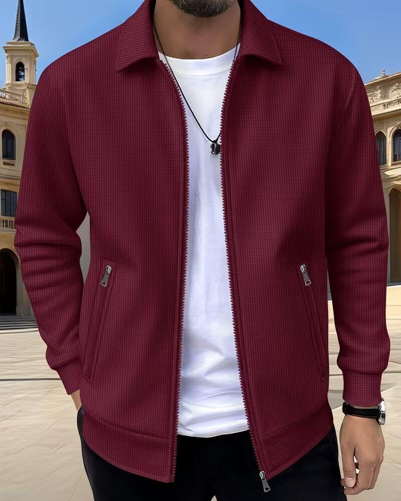 Gideon | Classic Textured Athletic Jacket