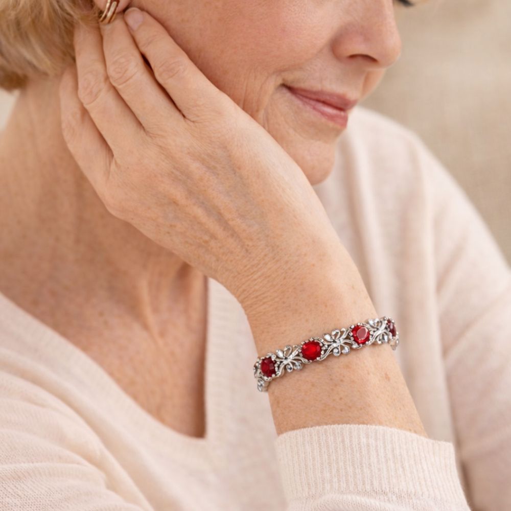 Vera | Ruby Vine Bracelet