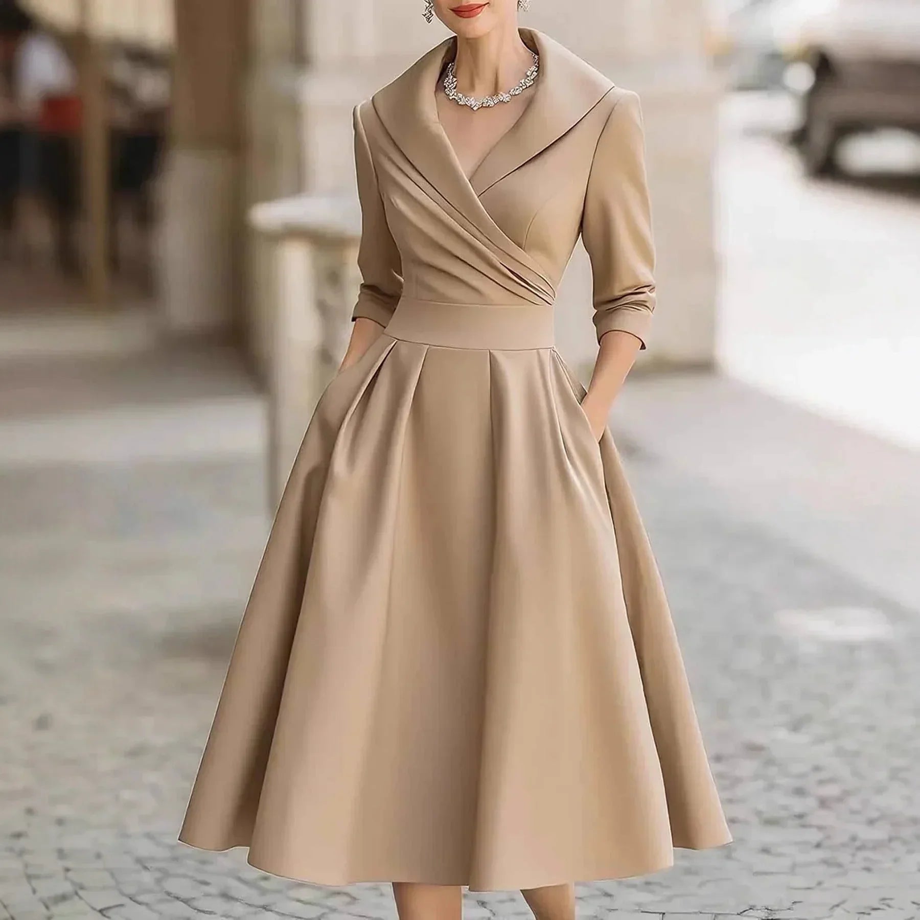 Millie | Graceful Silhouette Midi Dress