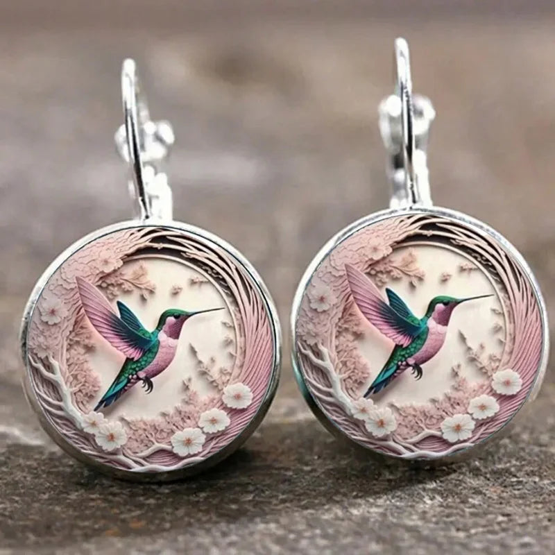 Kolibri Glass Dome Pendant Necklace