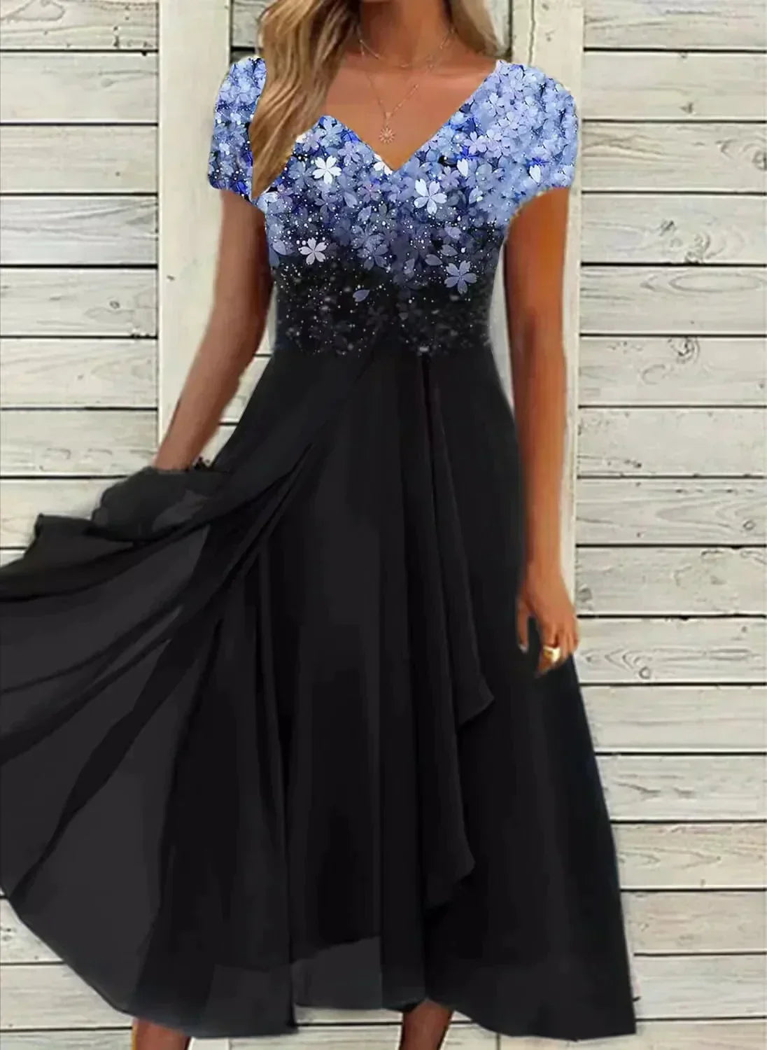 Lavinia | Floral Wedding Evening Dress