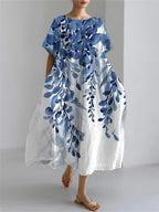 Fenella | Elegant Loose Round Neck Dress