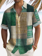 Luca | Vintage Patchwork Summer Shirt