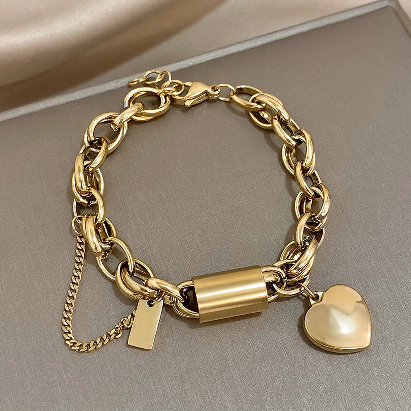 Billie | Chunky Gold Bracelet