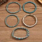 Klara | Boho Turquoise Bracelet Set