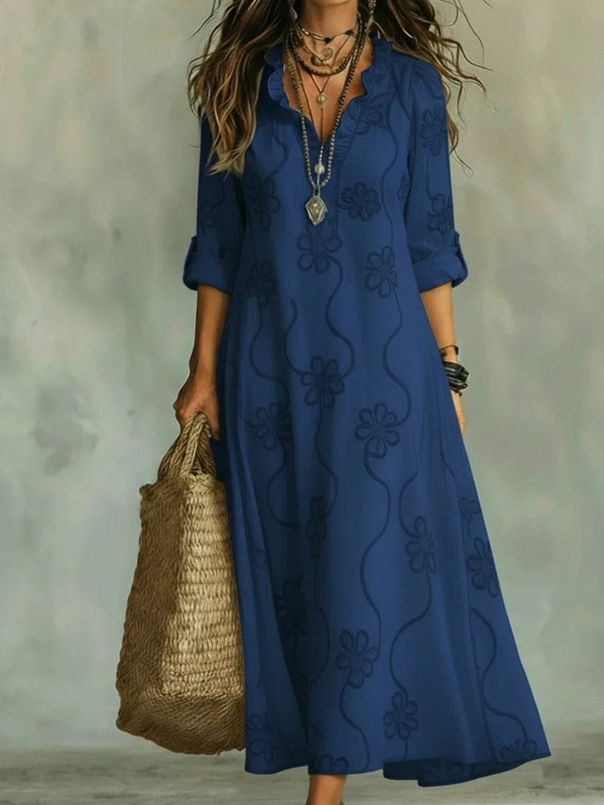 Alison | Floral Summer Dress that Hides the Belly