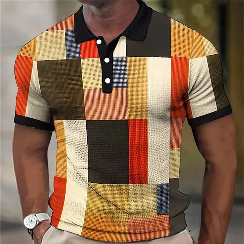 Brandon | Vibrant Plaid Pattern Shirt