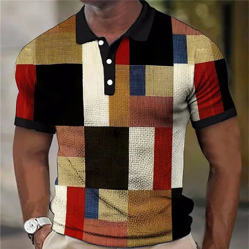 Brandon | Vibrant Plaid Pattern Shirt