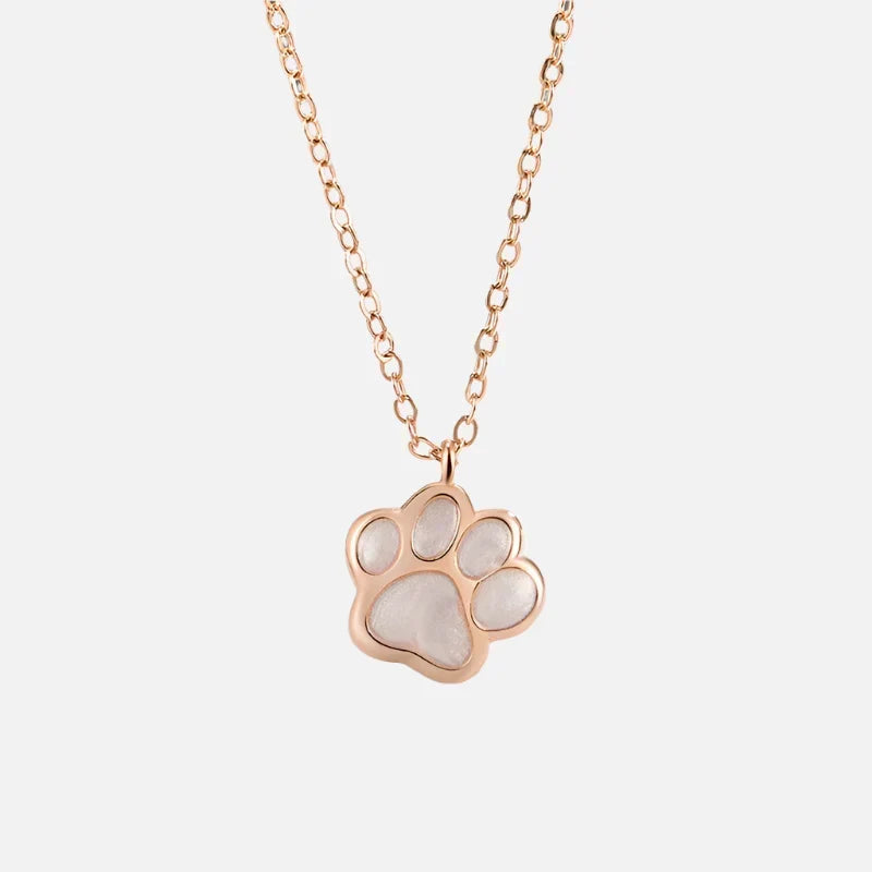 Necklace with Paw Pendant