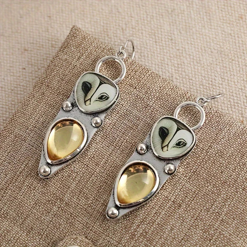Boho Owl Earrings