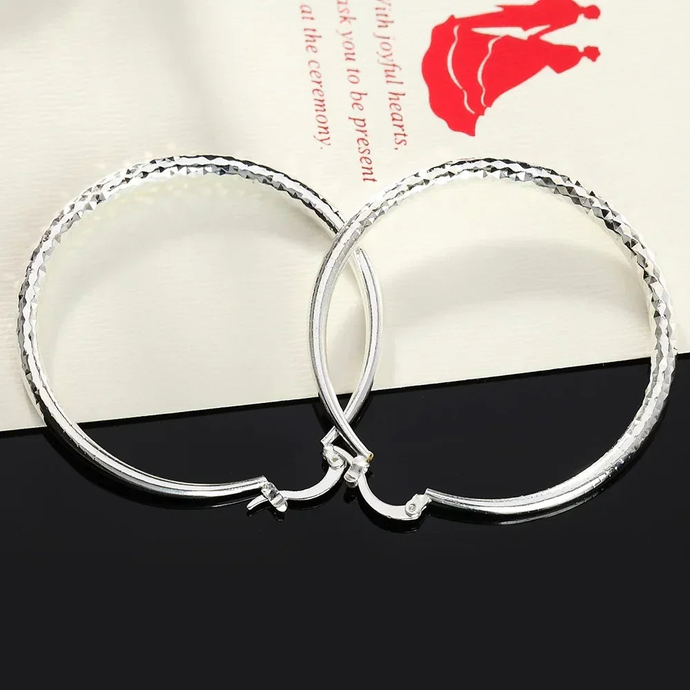 Sterling Silver Hoop Earrings