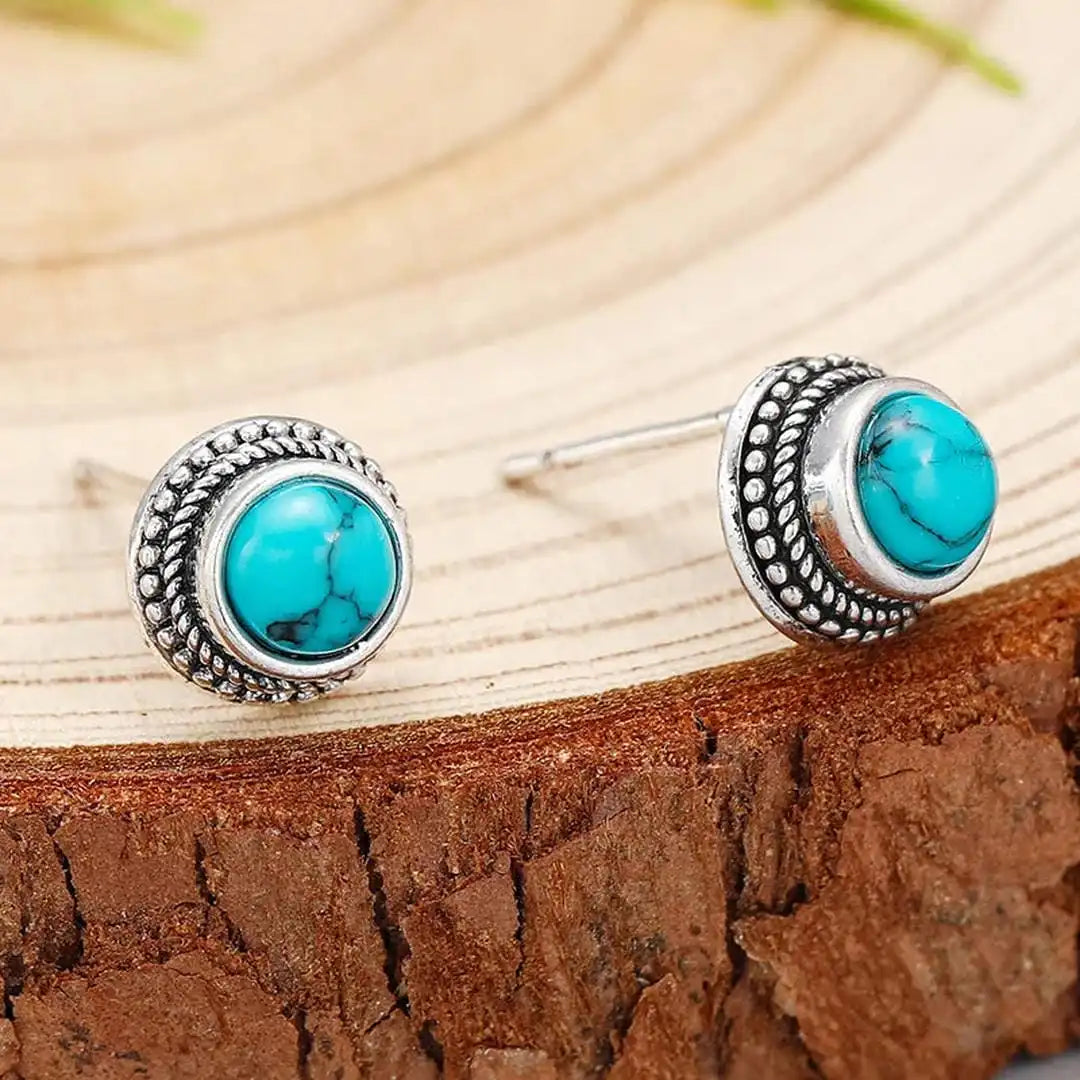 Noelle | Turquoise Stud Earrings