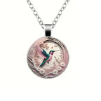 Kolibri Glass Dome Pendant Necklace