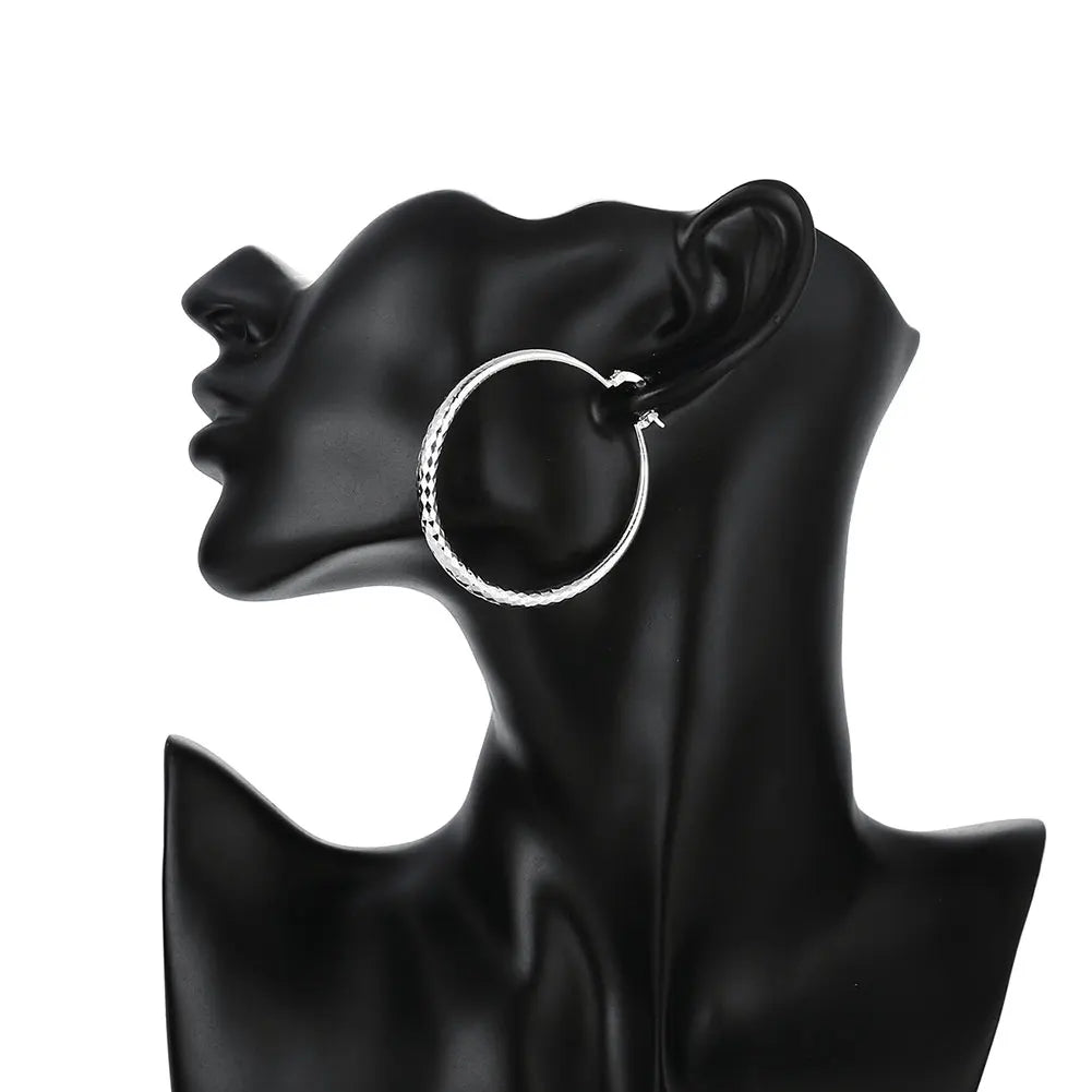 Sterling Silver Hoop Earrings