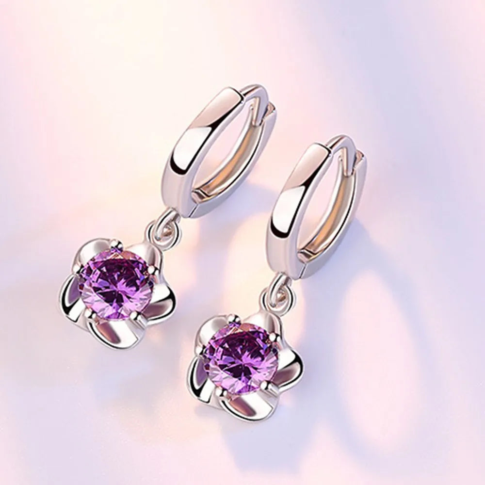 Ulrike | Silver Zircon Earrings