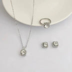 Luxurious Cube Jewellery Set