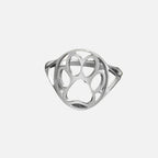 Open Paw Ring in Stainless Steel