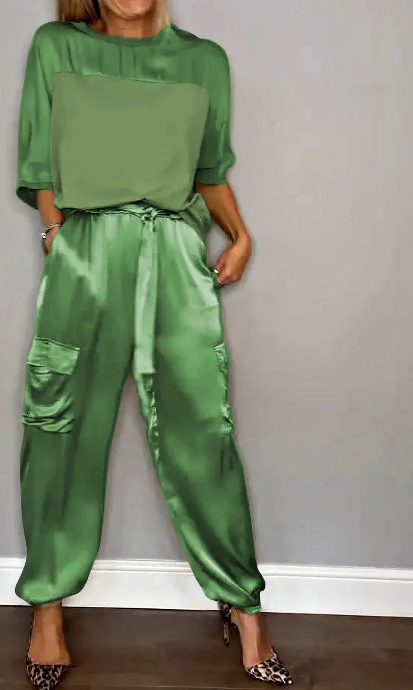 Wrenna | Luxe Stylish Flowing Two Piece Set