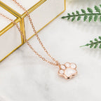 Necklace with Paw Pendant