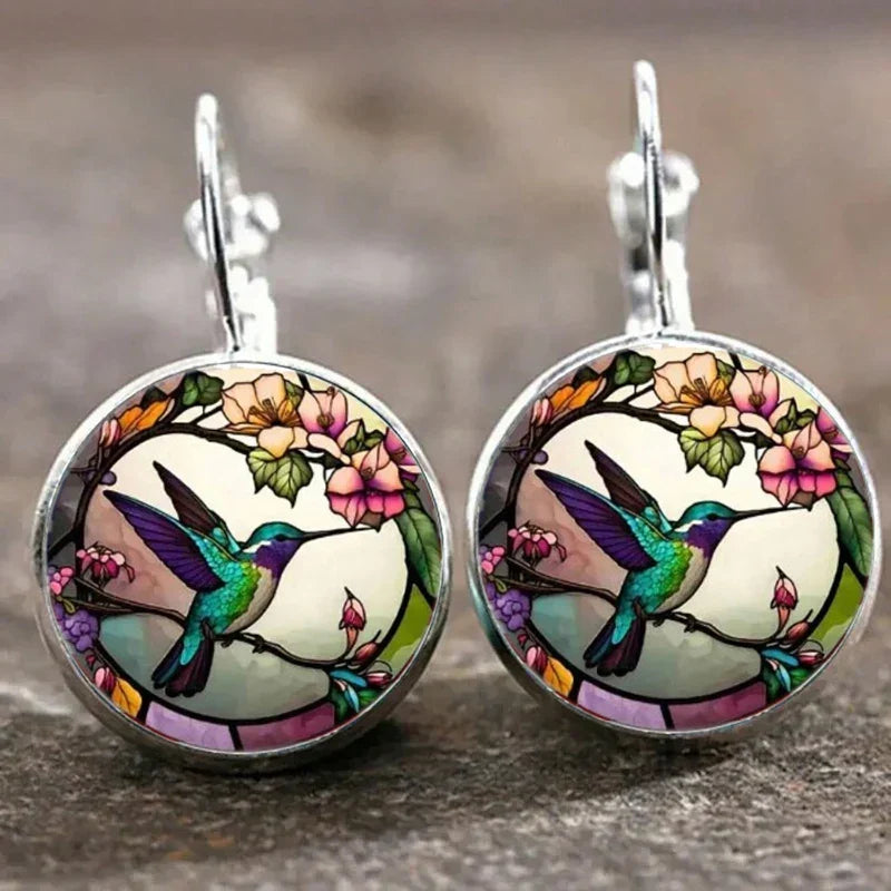 Kolibri Glass Dome Pendant Necklace