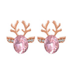Reindeer Crystal | Stud Earrings