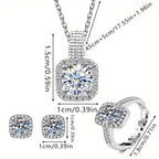 Luxurious Cube Jewellery Set