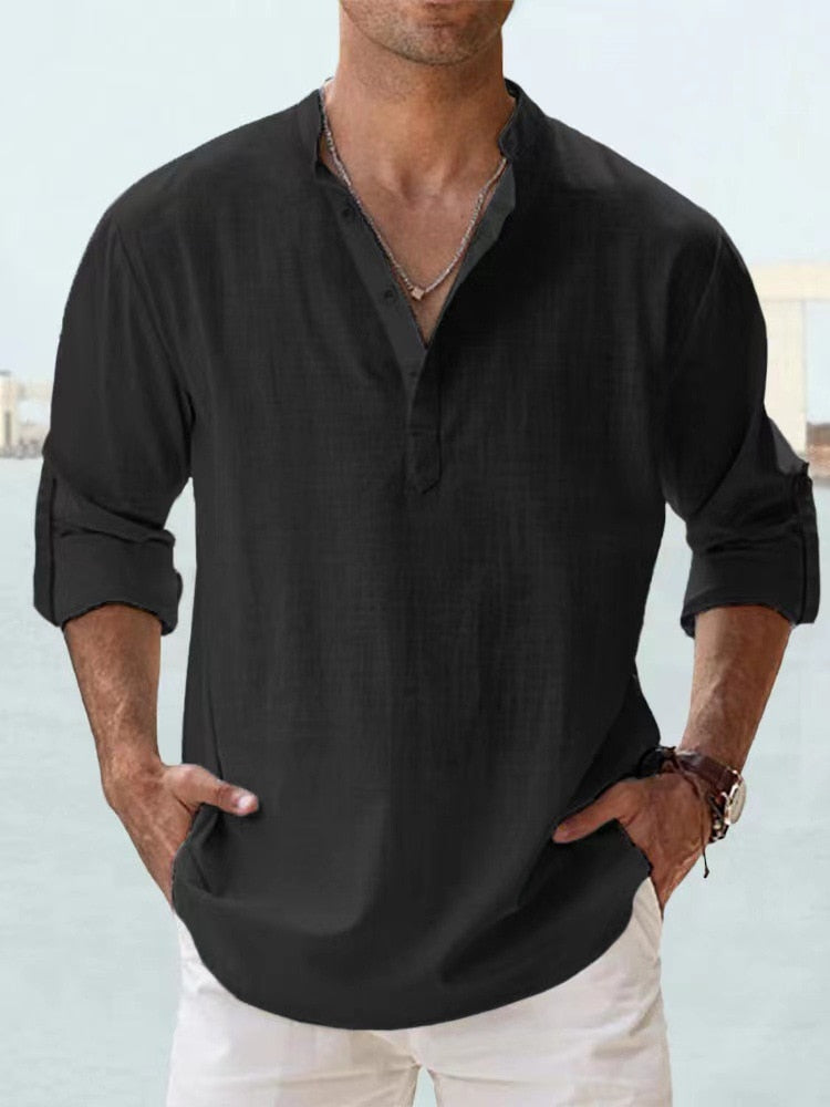 Spencer | Breathable Button-Up Shirt
