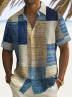 Luca | Vintage Patchwork Summer Shirt