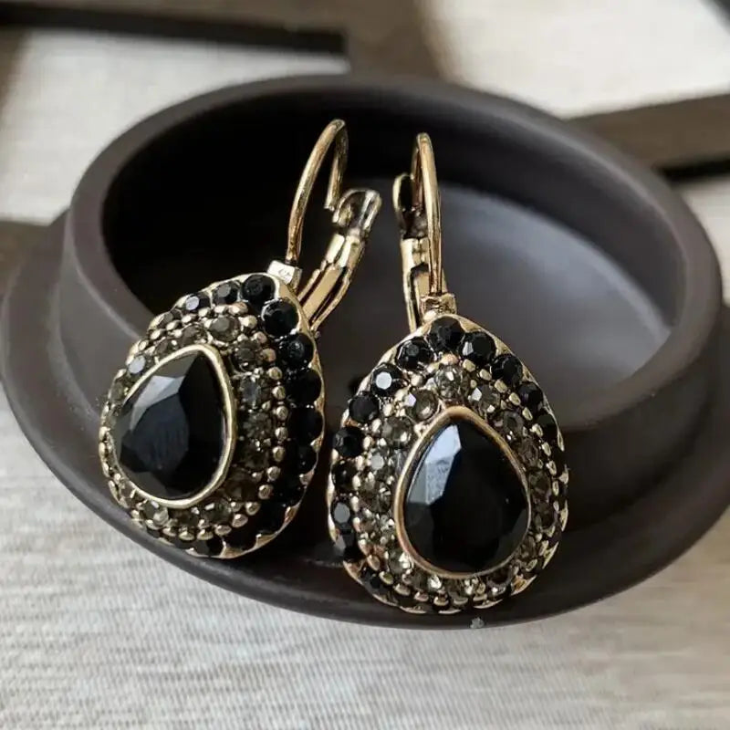 Blythe | Vintage Crystal Drop Earrings