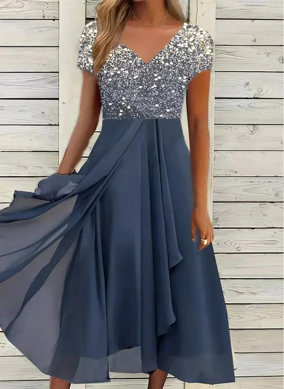 Lavinia | Floral Wedding Evening Dress