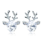 Reindeer Crystal | Stud Earrings