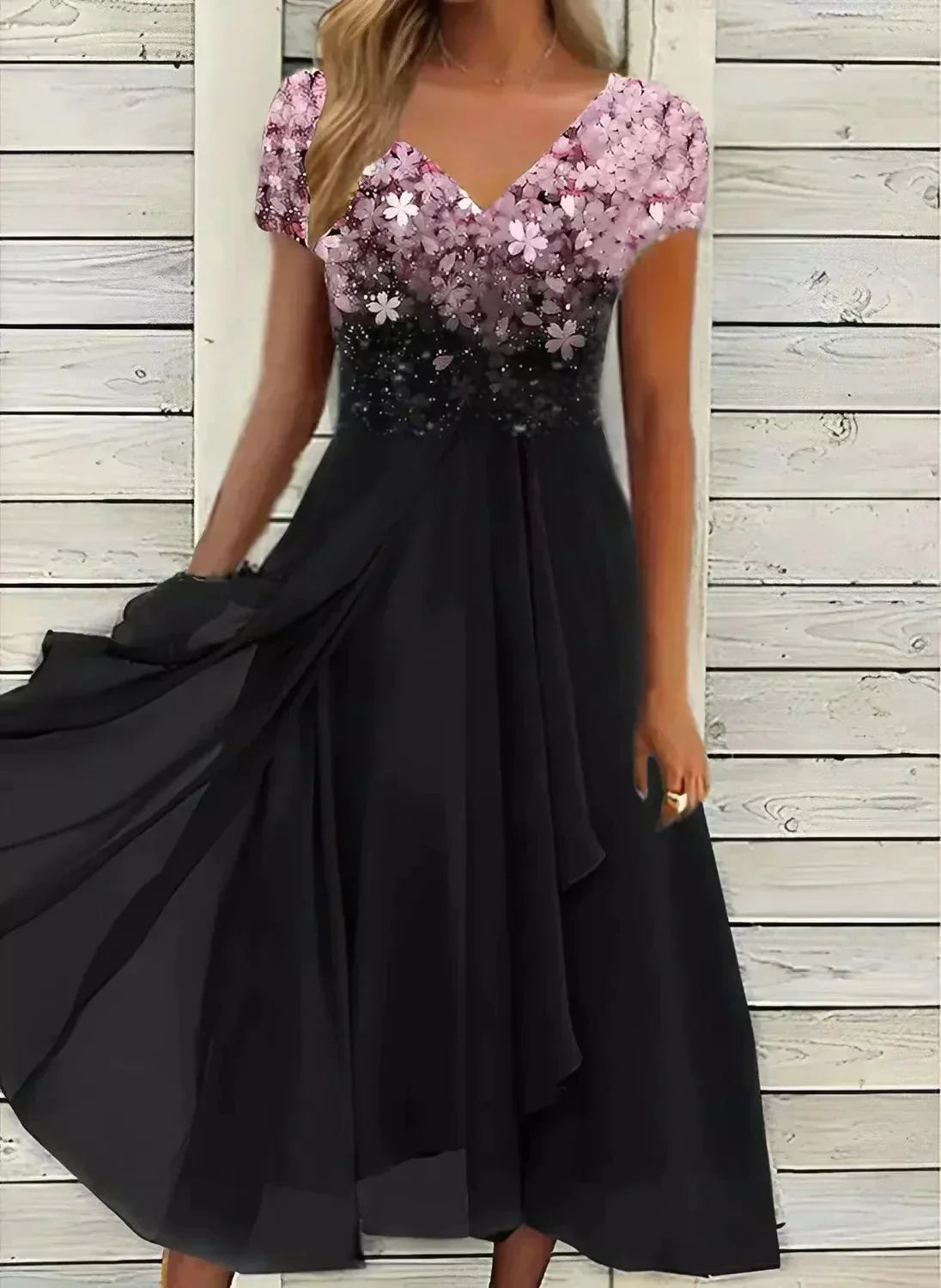 Lavinia | Floral Wedding Evening Dress