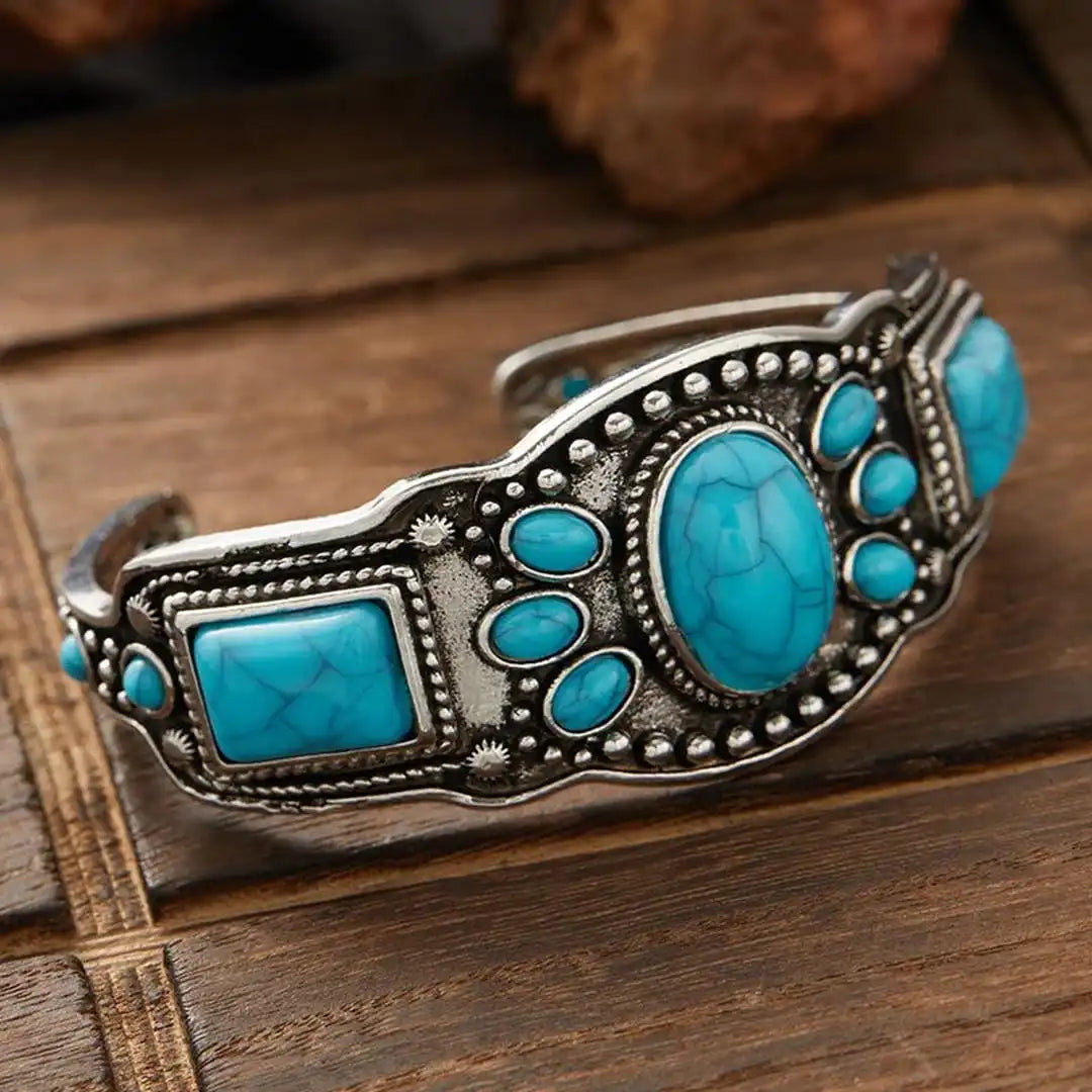 Morag | Turquoise Statement Cuff Bracelet
