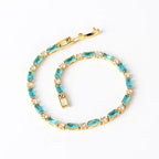Ombeline | Gold Turquoise Bracelet