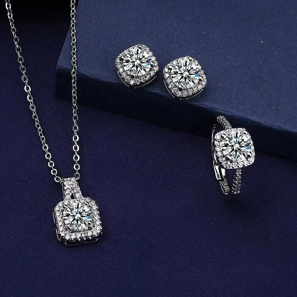 Luxurious Cube Jewellery Set