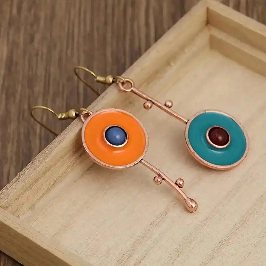 Niamh | Bronze Painted Stone Earrings