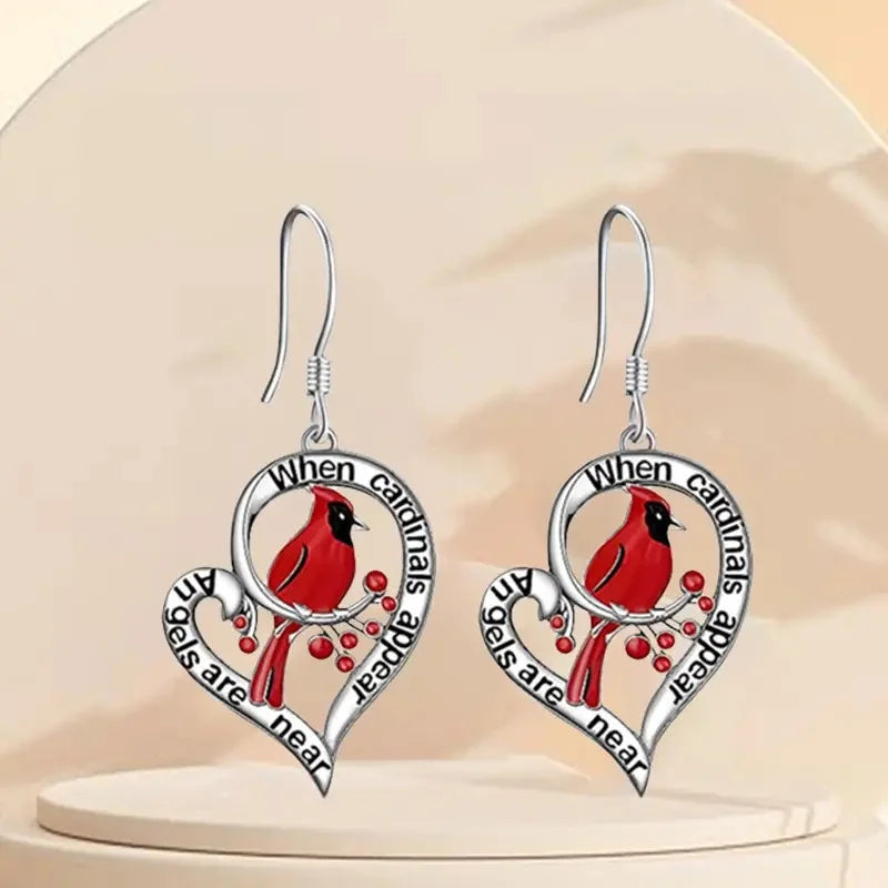Cardinal Memorial Earrings