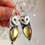 Boho Owl Earrings